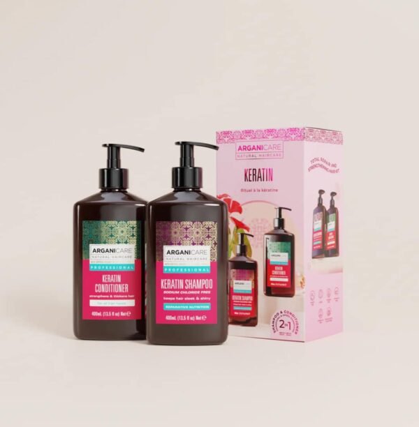 Lot Shampoing & Après shampoing ARGANICARE 400 ml – Image 2