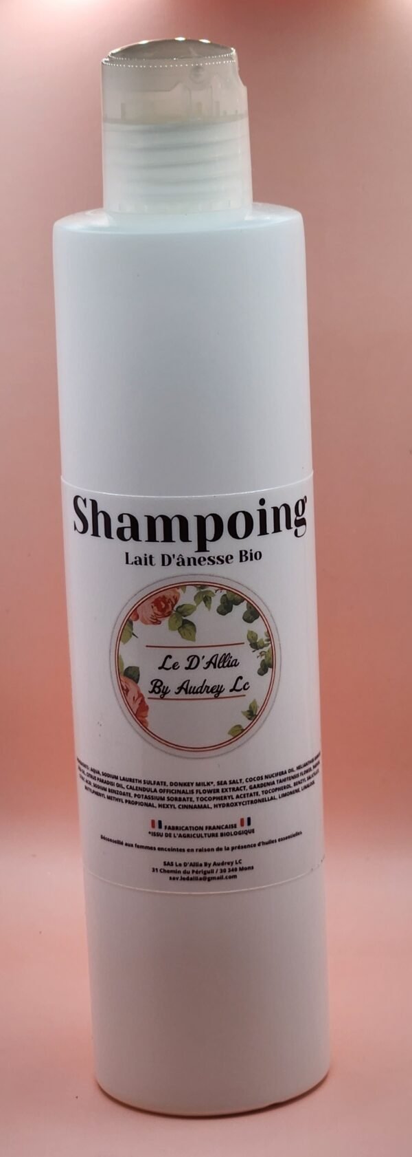 Shampoing lait d'ânesse 250 ml