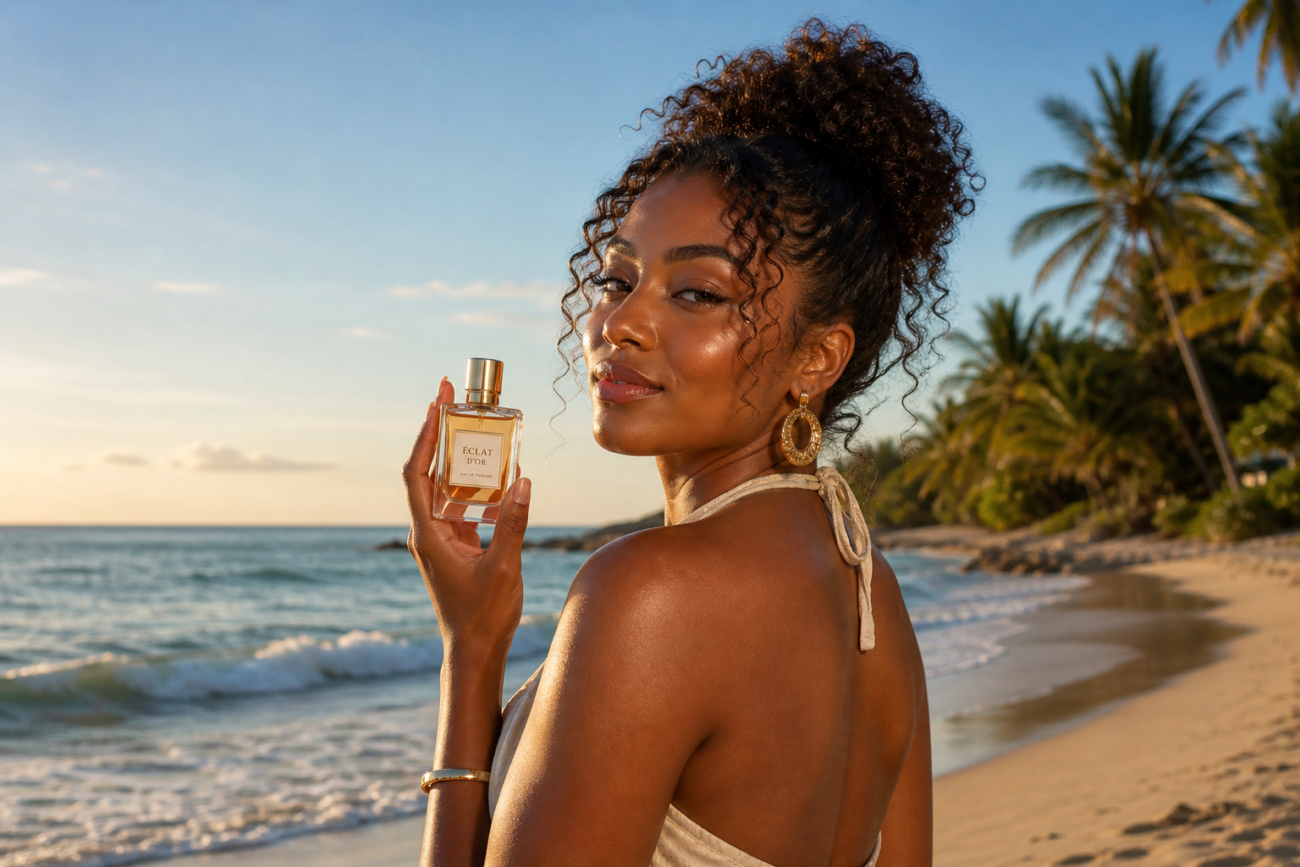 Parfum femme frais et marin
