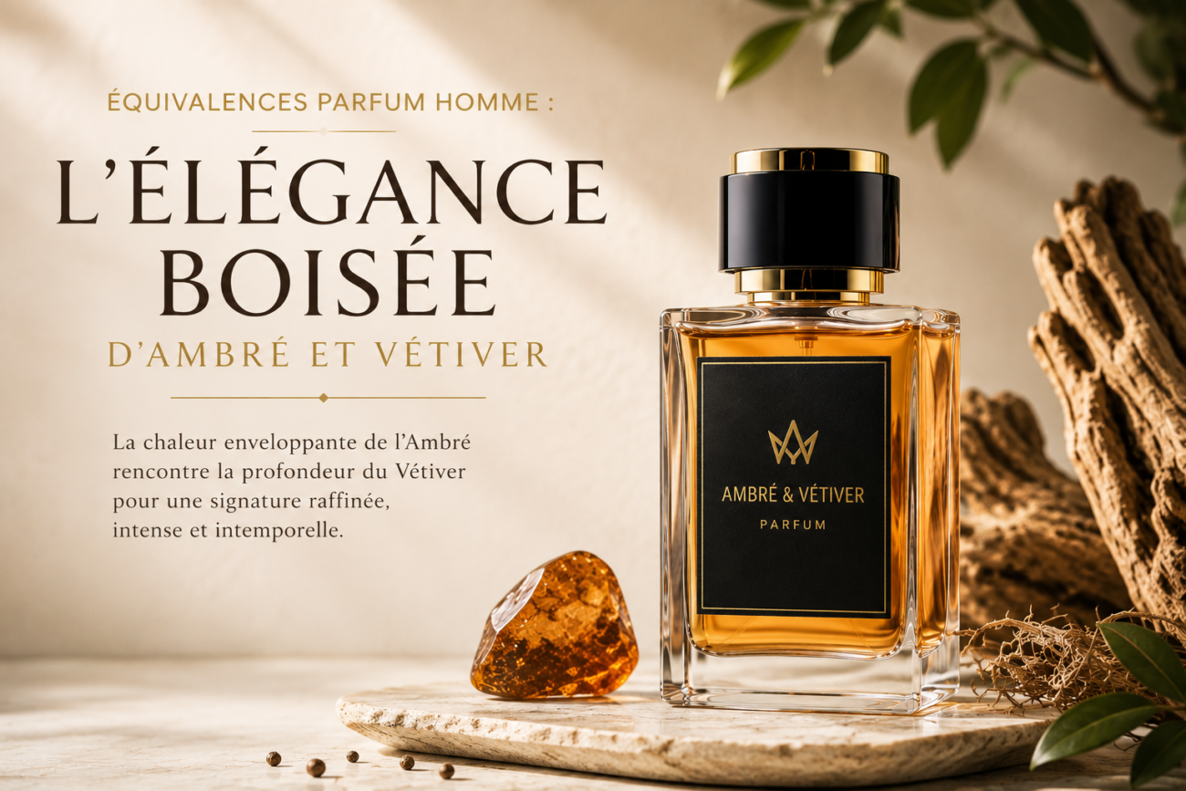 élégance boisée d’Ambré et Vétiver