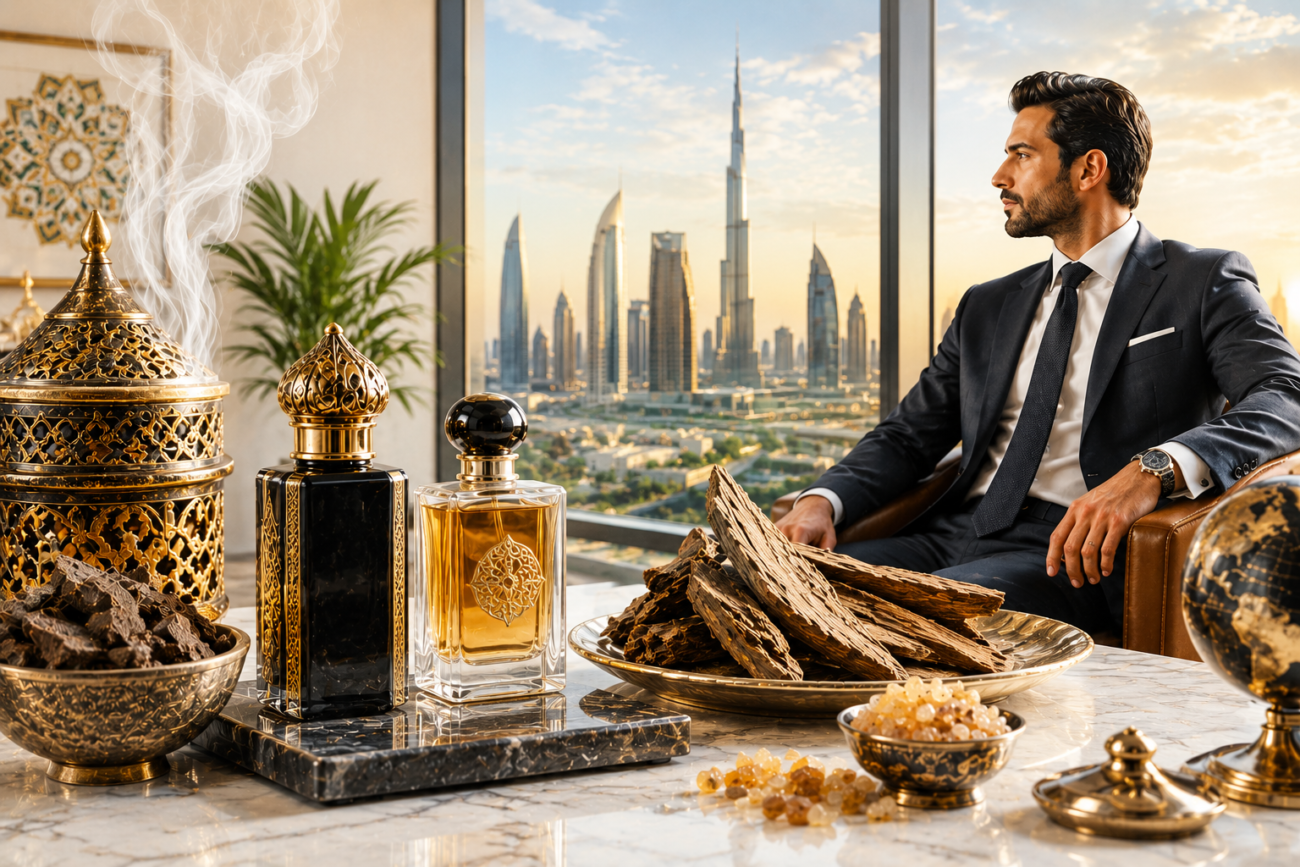 Parfum Homme Oud et Encens