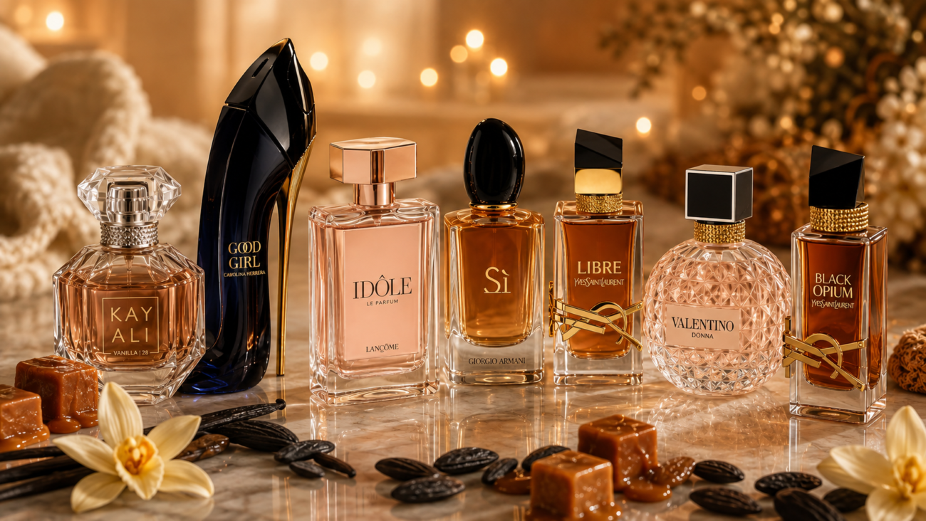 parfums sucrés et vanillés pour femmes