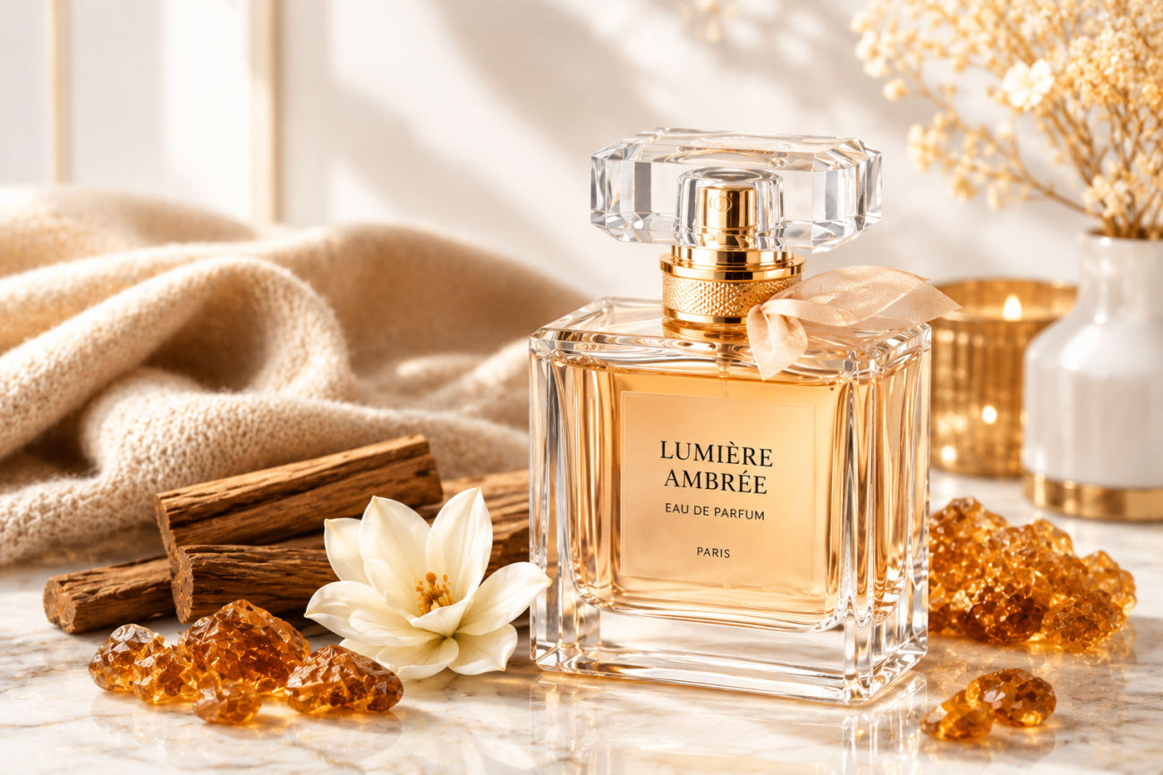 ambrée et bois de santal